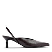 Bordeaux rode slingbacks
