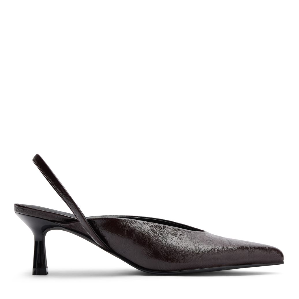 Bordeauxrote Slingbackpumps