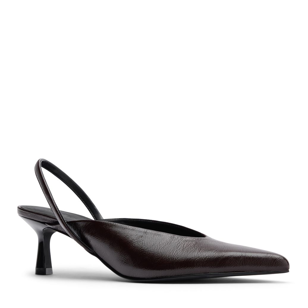 Bordeauxrote Slingbackpumps