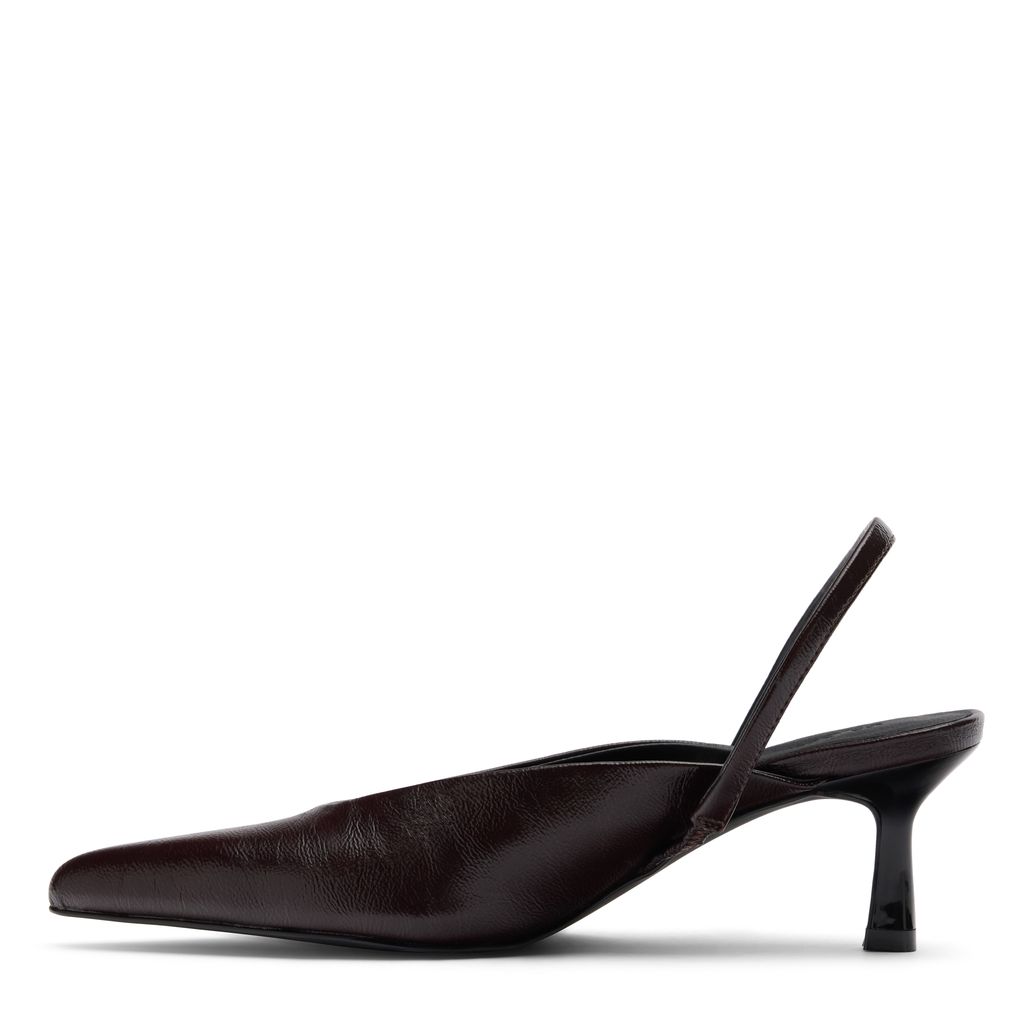 Bordeauxrote Slingbackpumps