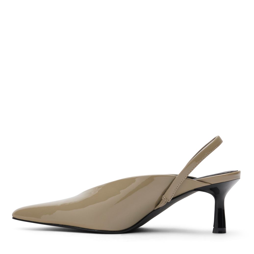 Grüne Slingbackpumps
