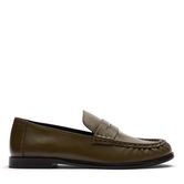 Groene leren loafers