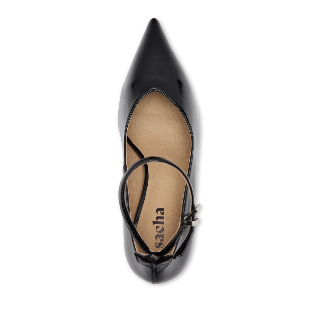 Schwarze Lackpumps