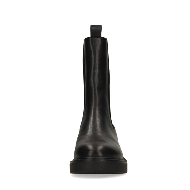 Zwarte leren chelsea boots