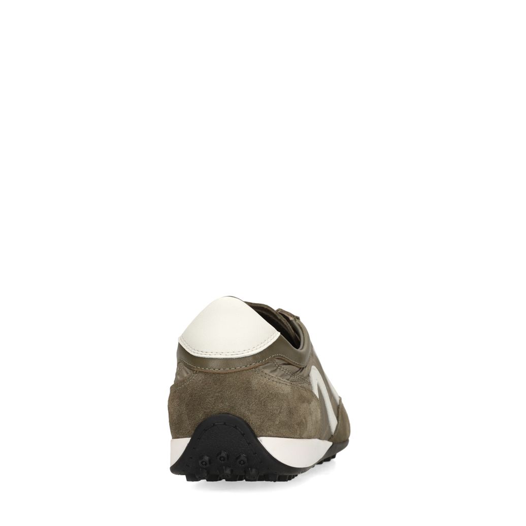 Baskets en daim - vert