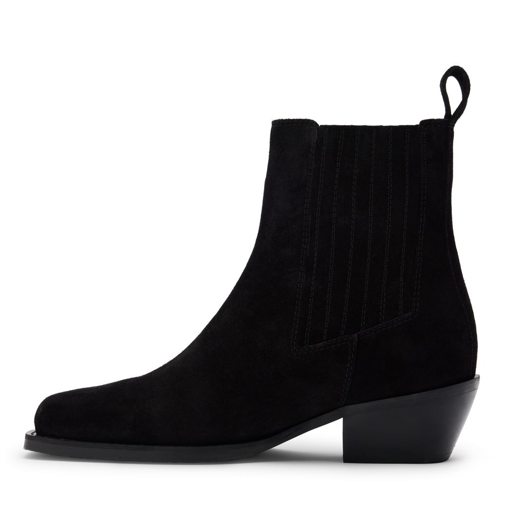 Santiags en cuir - noir