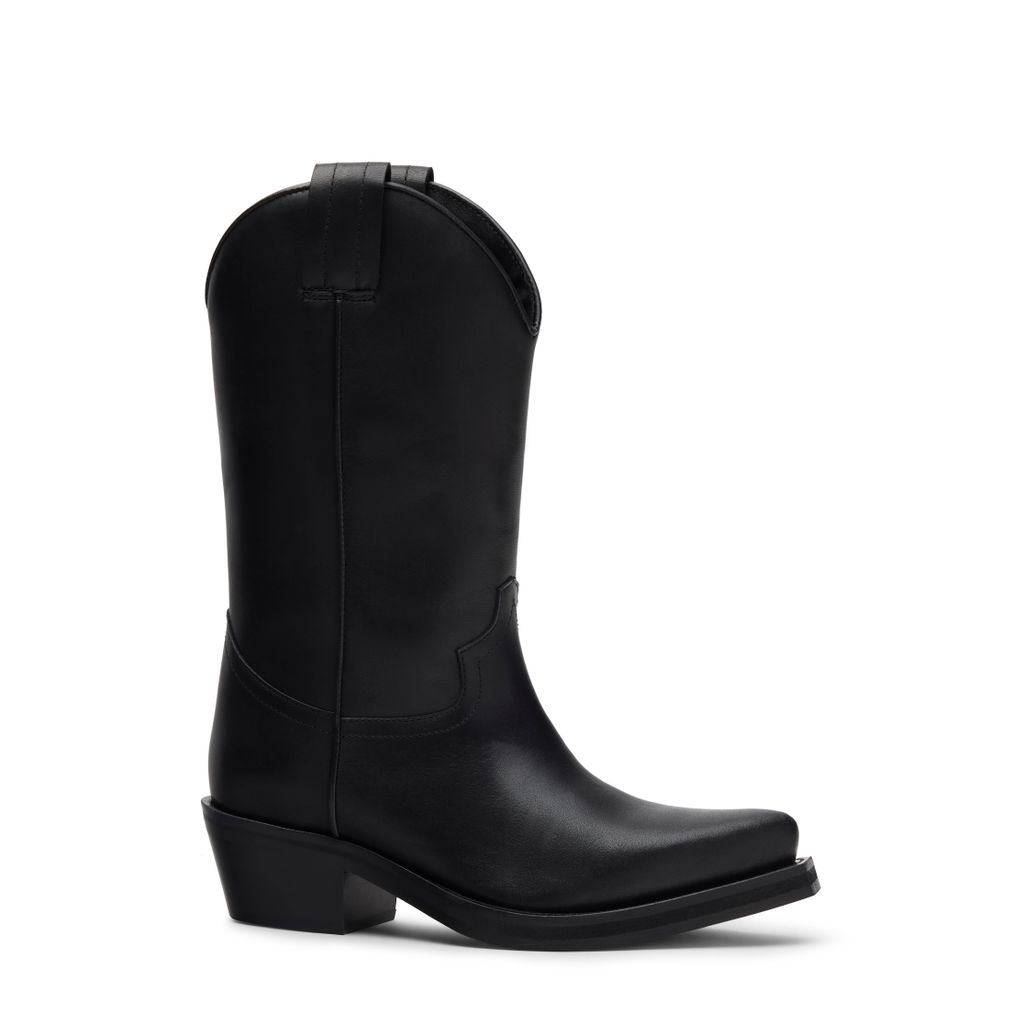 Santiags en cuir - noir